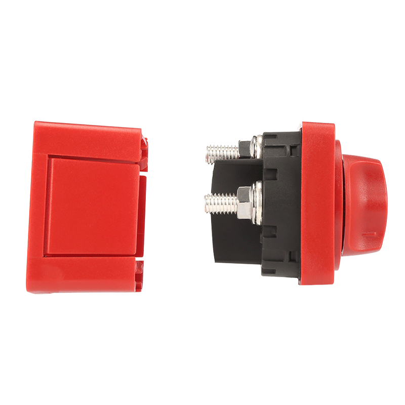 M-Series Selector Dual Battery Switch 300A Dual Battery Selector Switch 4 Position 1-2-Both-Off for Marine Boat Trucks