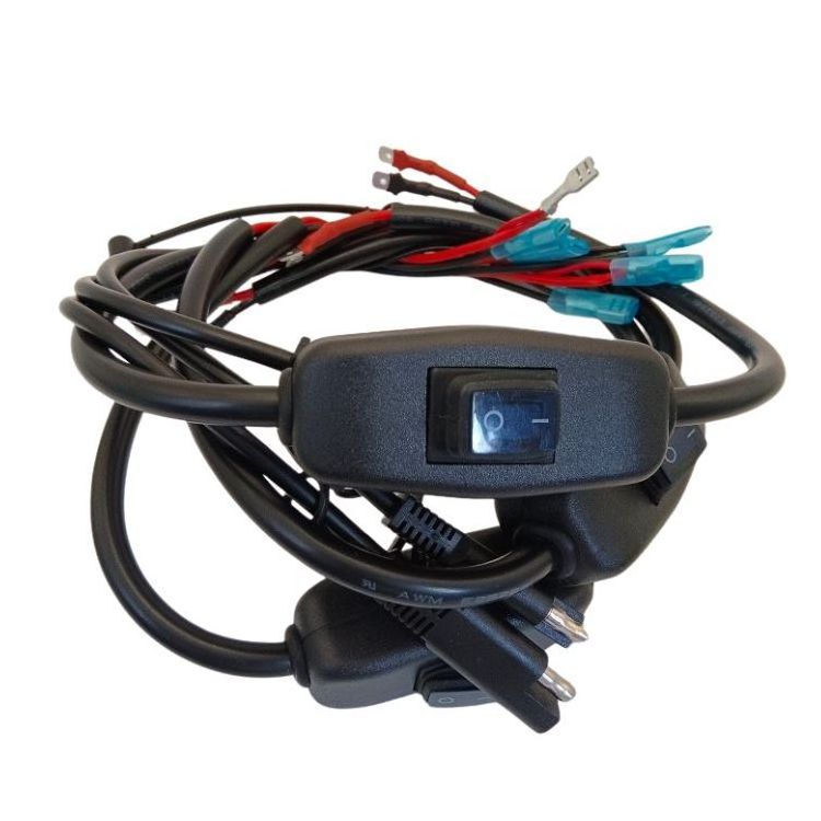 Wholesale 12V 24V IP65 waterproof Inline Switch ON-OFF-ON Wire Harness With Rocker Switch For Fishing