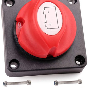 Heavy Duty Battery Isolator Switch Battery Disconnect Switch On Off 12V 24V 48V Car Battery Cut Off Switch for Marine 275 Amps