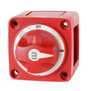 M-Series Selector Dual Battery Switch 300A Dual Battery Selector Switch 4 Position 1-2-Both-Off for Marine Boat Trucks