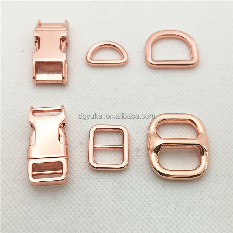 13MM Custom Color Nickel Rose Gold Bronze Metal D-Rings Loop Buckle Bag Making Accessories D Rings Hardware for Handbags