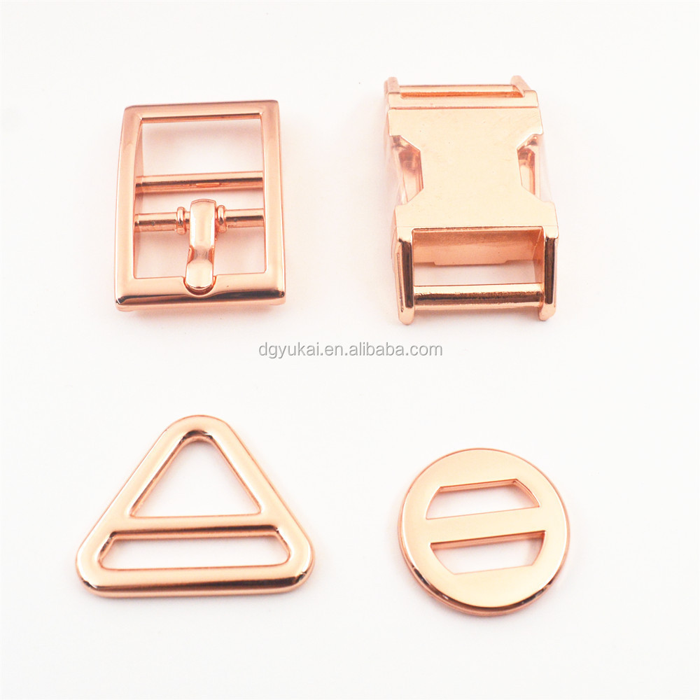 Wholesale  Custom Logo 10mm Plating Metal Side Release Buckle for Backpack or belt buckle