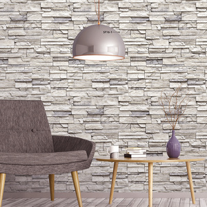 Realistic 3D Brick Design Vinyl Wall Paper Brick Wallpaper Rolls