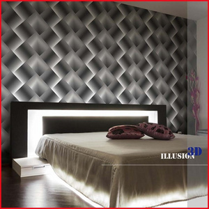 Modern Vinyl Wallpaper 3D Wallpaper/3D Bedroom Wallpaper