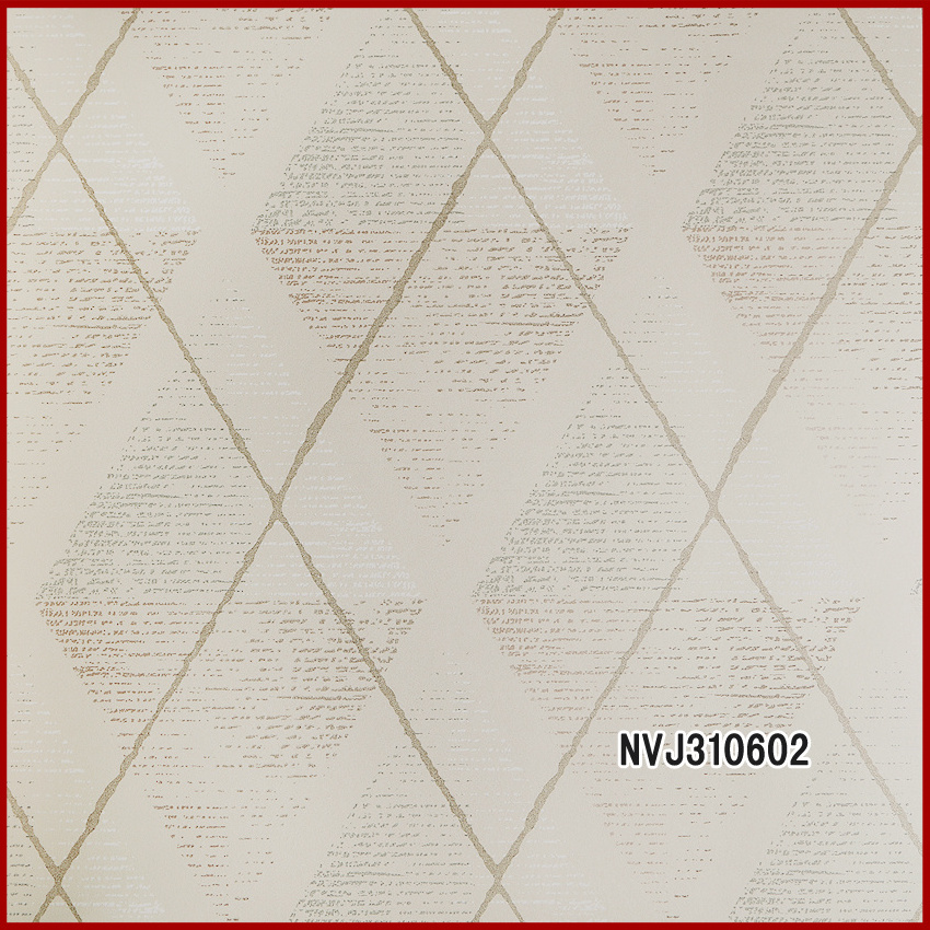 Classic Diamond Design High-end Non-woven Sound Absorbing Wallpaper