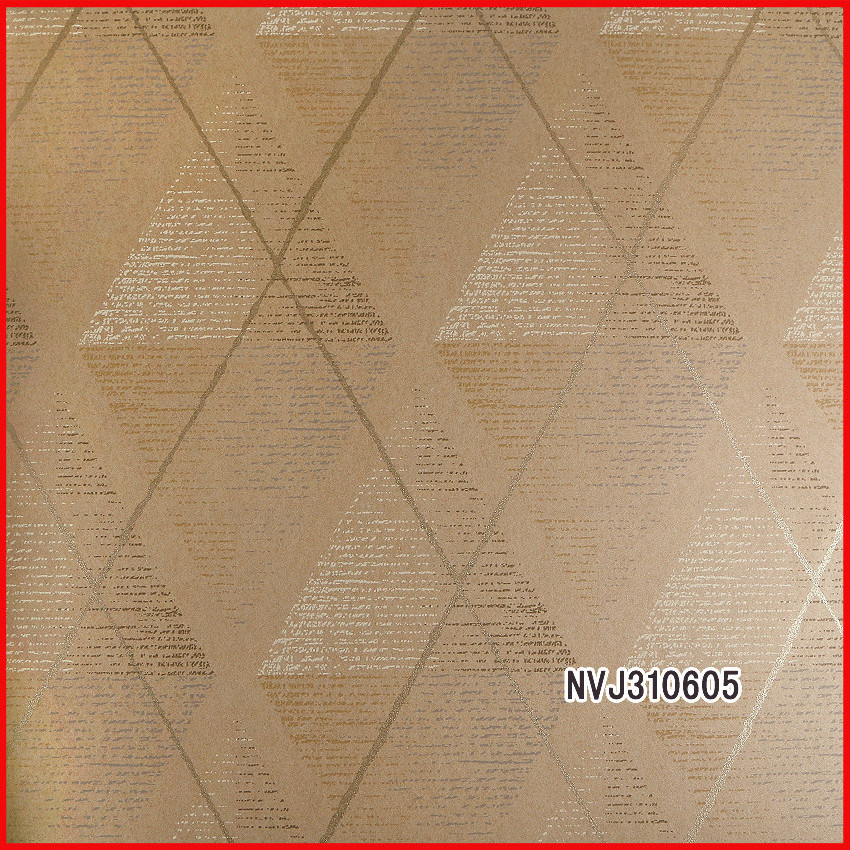 Classic Diamond Design High-end Non-woven Sound Absorbing Wallpaper