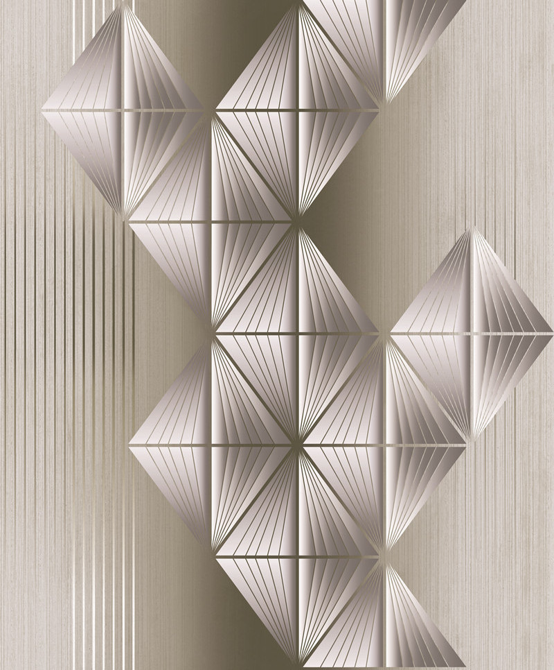 Geometric Pattern PVC Wallpaper 3D Wall Paper for Living Room