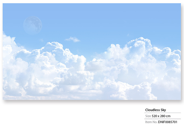 Blue Sky & Cloud Design Customizable 3D Wall Murals Wallpaper for Bedroom