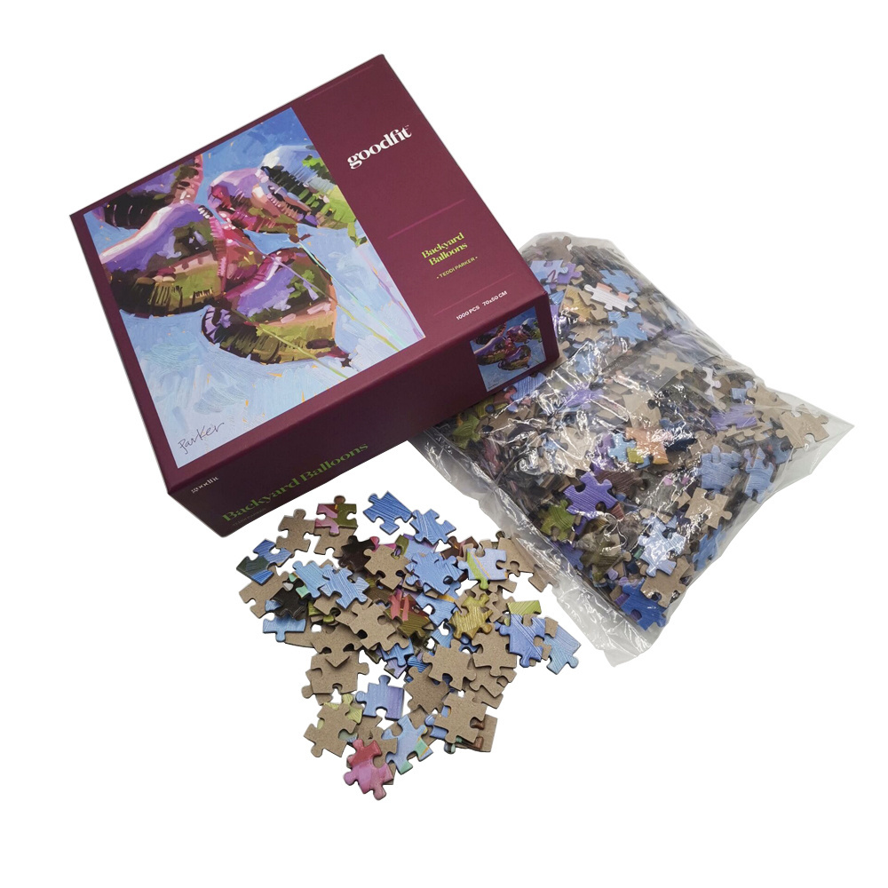 Customized Die Cut Wooden 3d Puzzle Jigsaw Diy Printable Sublimation Blank Puzzles