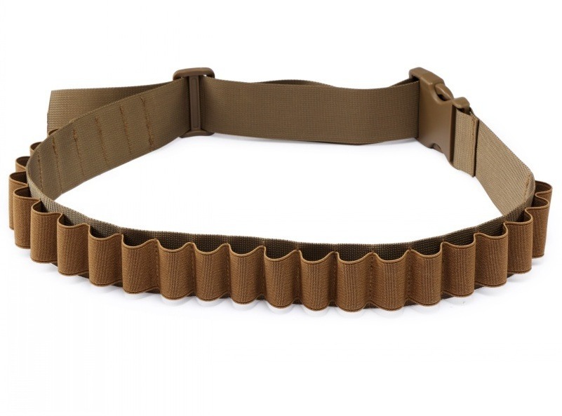 Cartridge Belt Holder Holds 20 50 Cartridges Black Heavy-Duty 2-inch Webbing Cartridge Belt Holder