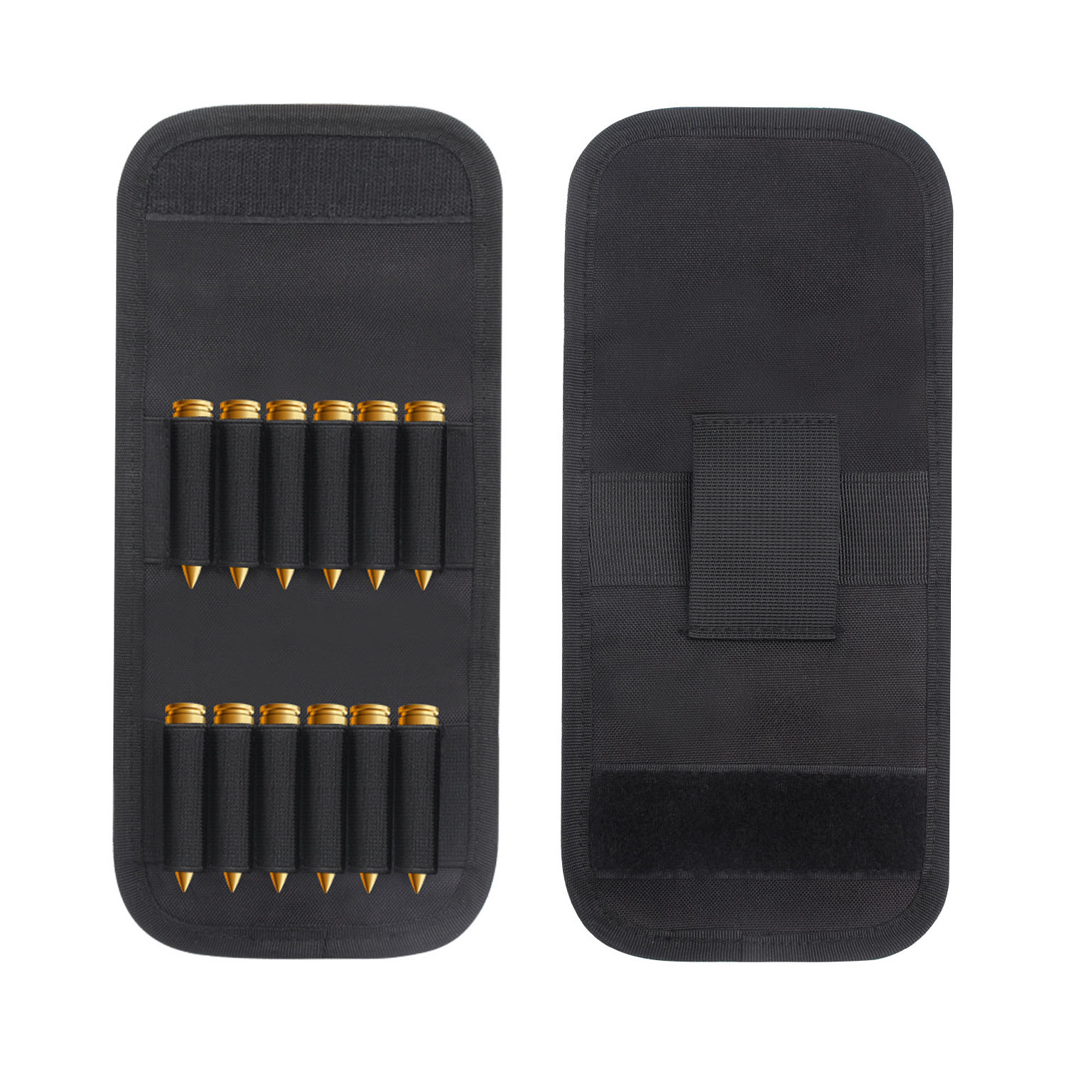 Tactical 12 Rounds Ammo Pouch Molle Foldable Carrier Bag Bullet Shell Holder Cartridge Hunting Accessories