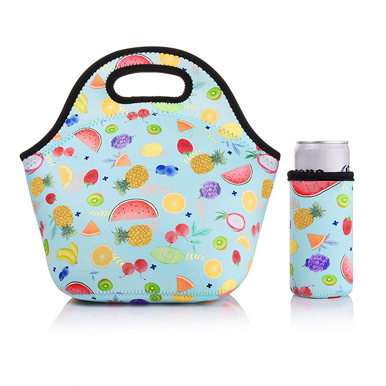 Can Cover Promotion Lunch Cooler Bag Wine Reusable Picnic Insulated Thermal Neoprene Lunch Tote Bag and Drink Beverage Beer Slim