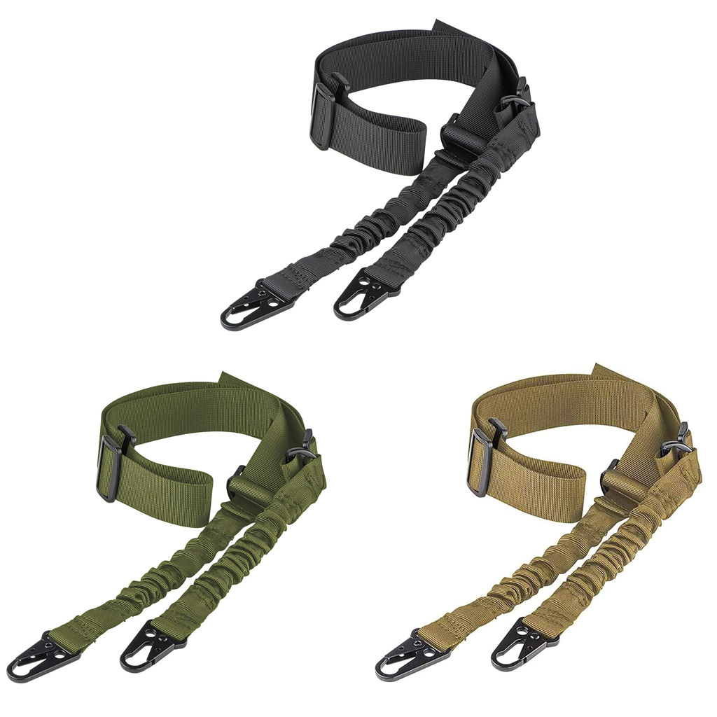 Strap Wholesale Custom Adjustable Metal Hook Outdoors Two Points Nylon Tactical  Sling