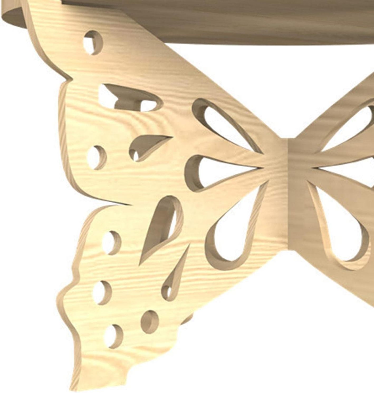 Customized Cake Stand Rustic Serving Platter Easy Clean Butterfly Shaped Base Decorative Wood Cake Holder Cake Rack