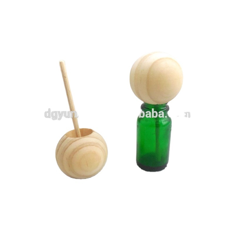 Natural Pine Wood Ball With Rattan Stick For Home Air Freshener And Decoration