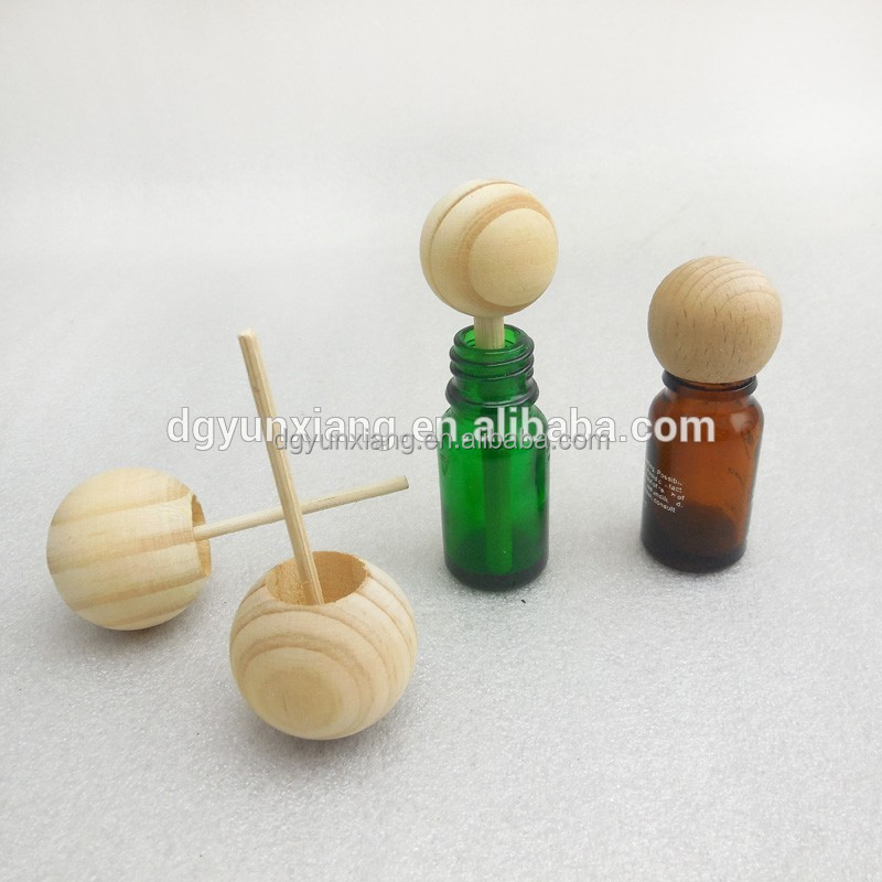 Natural Pine Wood Ball With Rattan Stick For Home Air Freshener And Decoration