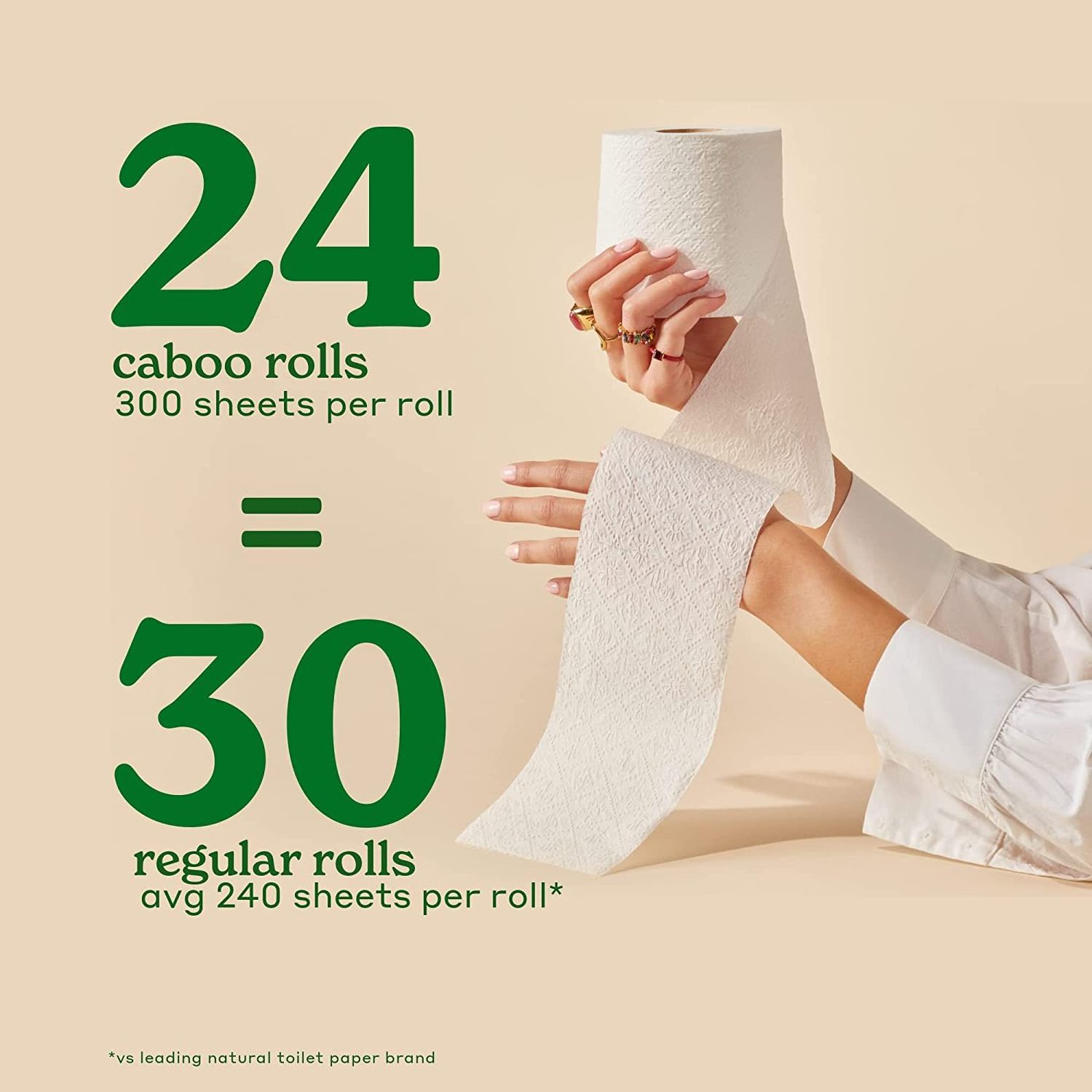 Biodegradable Eco Friendly Bath Tissue with Soft Quick Dissolving 2 Ply Sheets Bamboo Toilet Paper Septic Safe