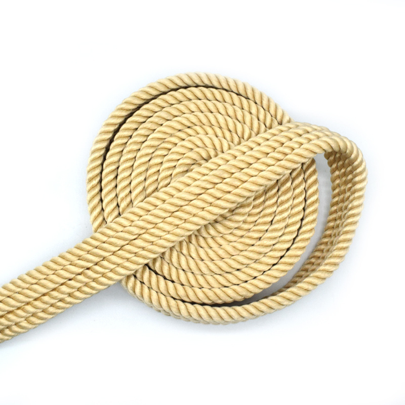 3-layer Linen Braided Beach Shoe PP Rope Polypropylene Monofilament Rope