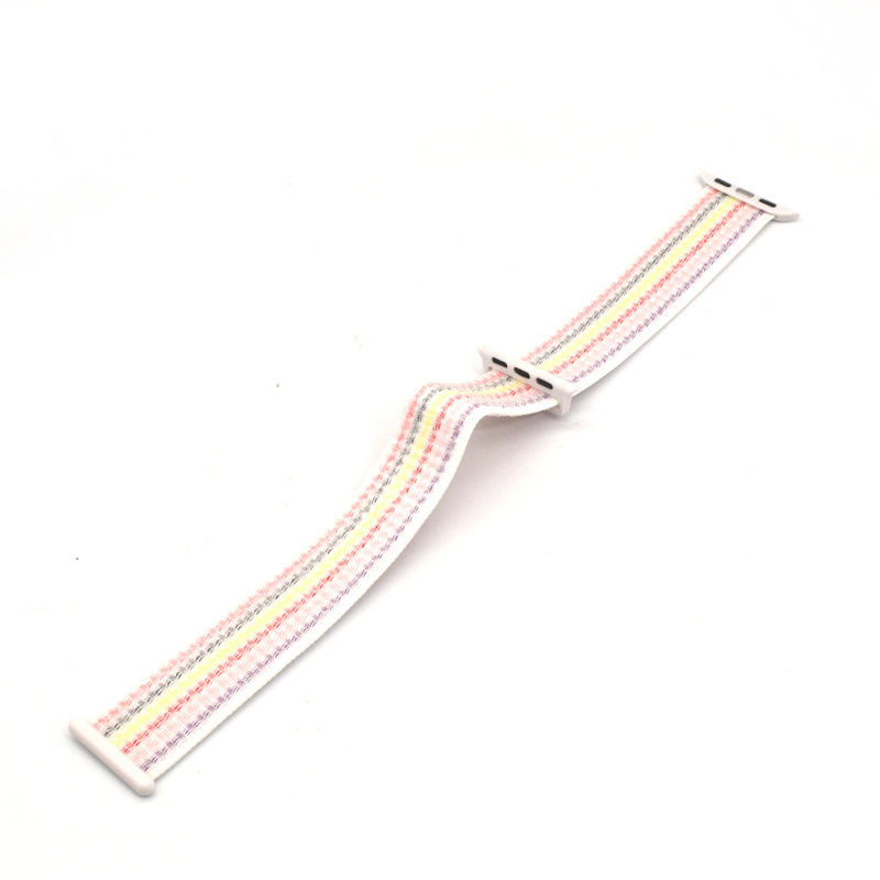 Custom 23mm White Nylon Band Luxury and Fashion Watch Strap for Watch Includes Box Packaging Flexible Watch Bands