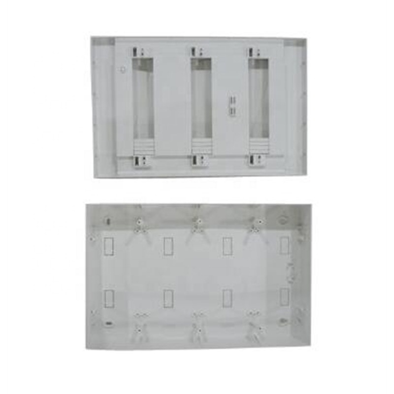 Custom plastic injection moulding plastic bottom & top enclosures