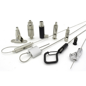 Lighting Ceiling Mounting Cable gripper Hanging Kit Steel Wire Gripper For Lamp hanging kits