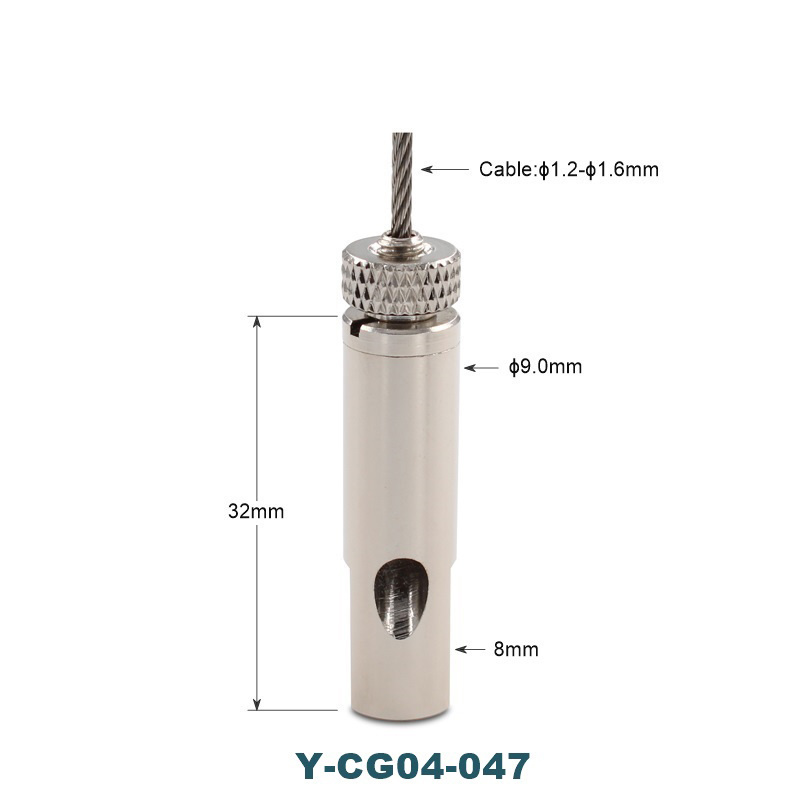 Screw Suspended Cable Hanging Kit with LED Panels Brass Gripper Ceiling Attachment Lighting Fixtures Machining Services Included