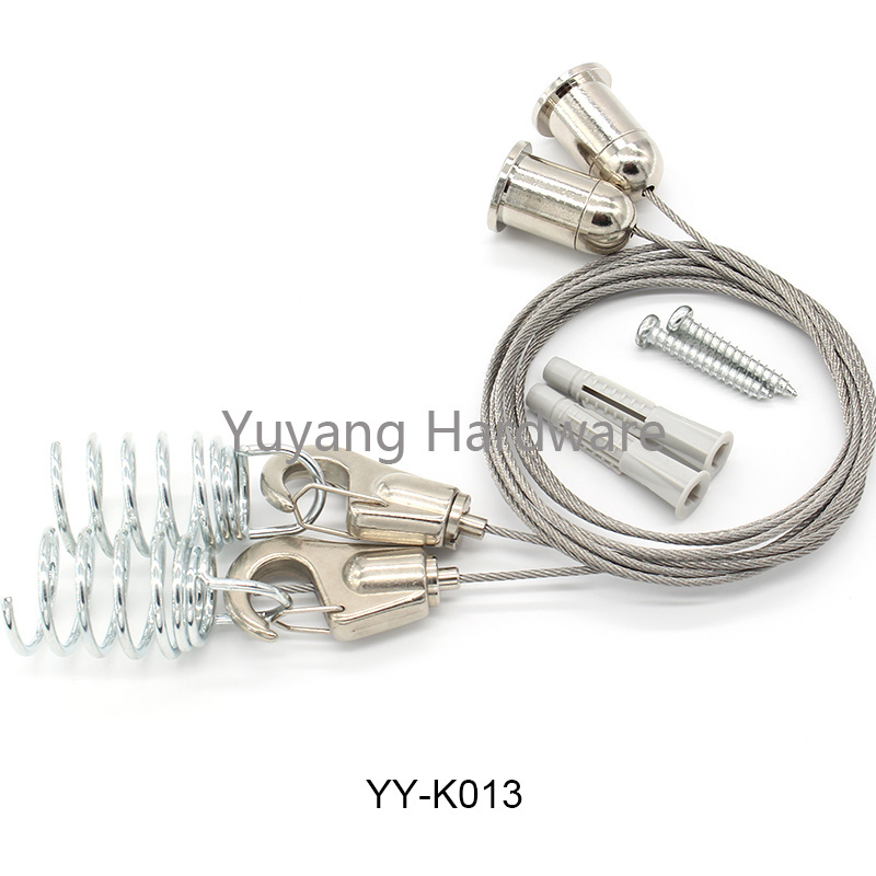 Wholesale cable suspension kit OEM ceiling hanging kit gallery hanging kit