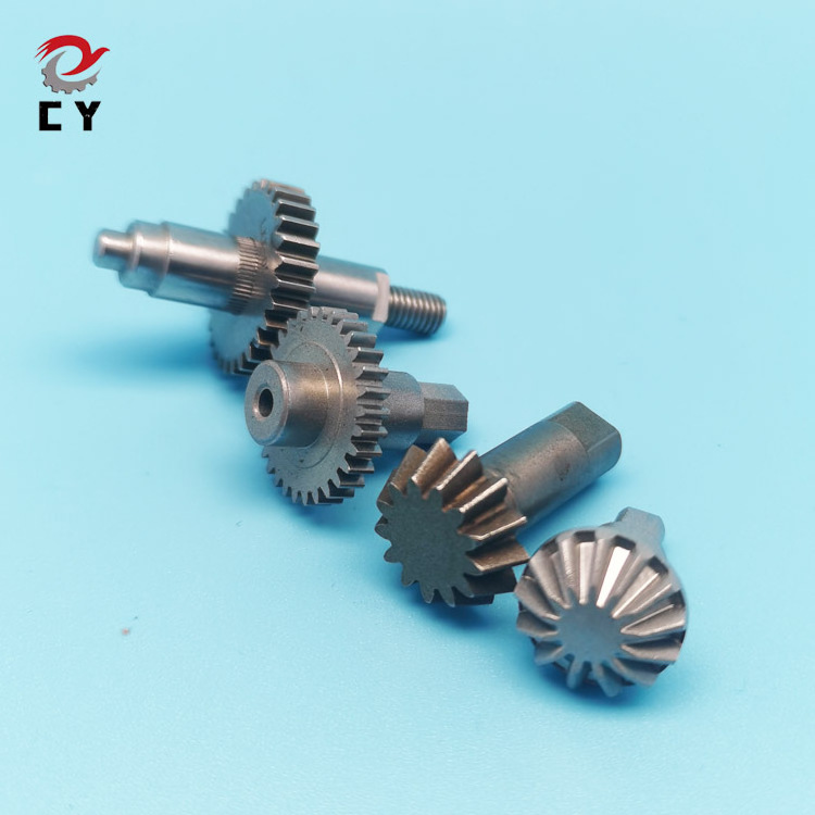 Powder metallurgy sintered metal wiper motor worm cam transmission atv customize gear shaft