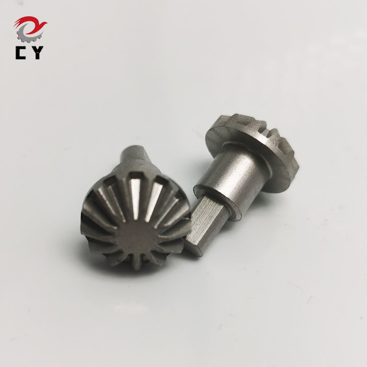 Powder metallurgy sintered metal wiper motor worm cam transmission atv customize gear shaft