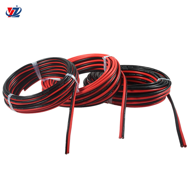 Ready Goods   Red and Black Two Core Flat Ribbon Wire