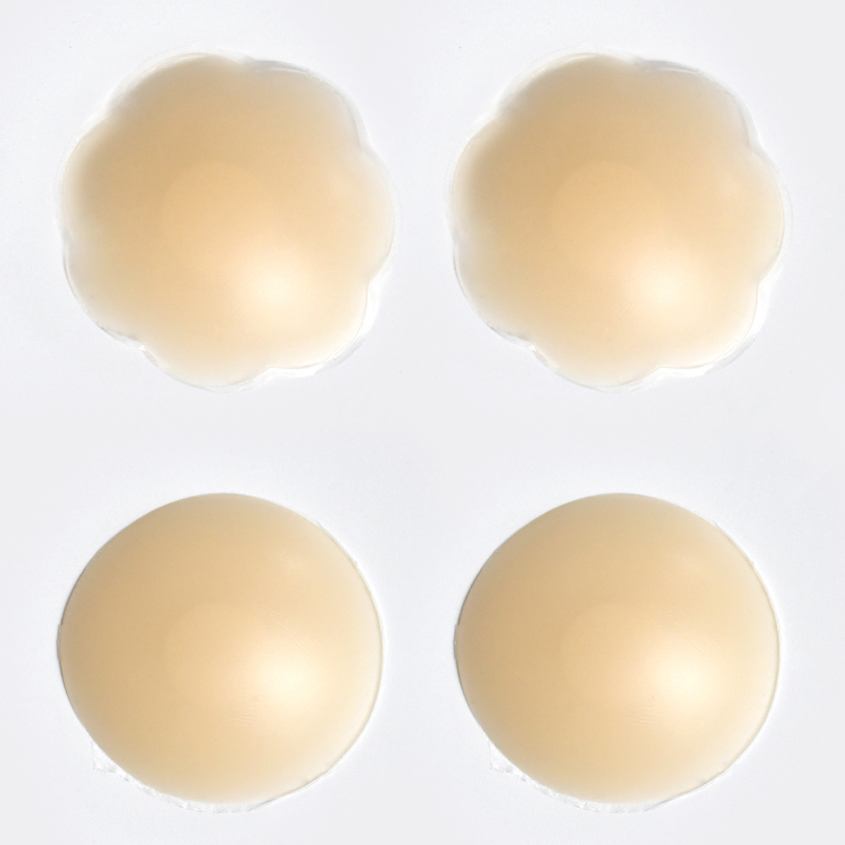 Women's Invisible Seamless Silicone Nipple Cover For Women Reusable Adhesive Breast Petals  Nipple Pasties Styles