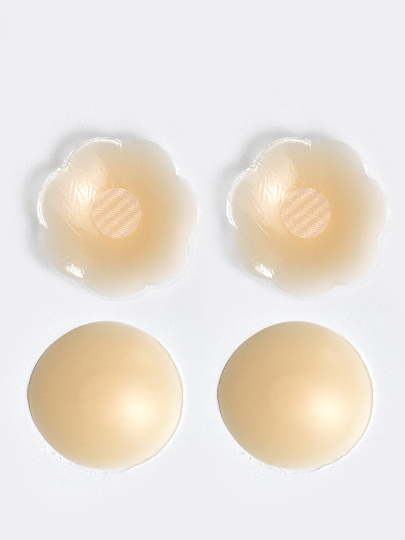 Women's Invisible Seamless Silicone Nipple Cover For Women Reusable Adhesive Breast Petals  Nipple Pasties Styles