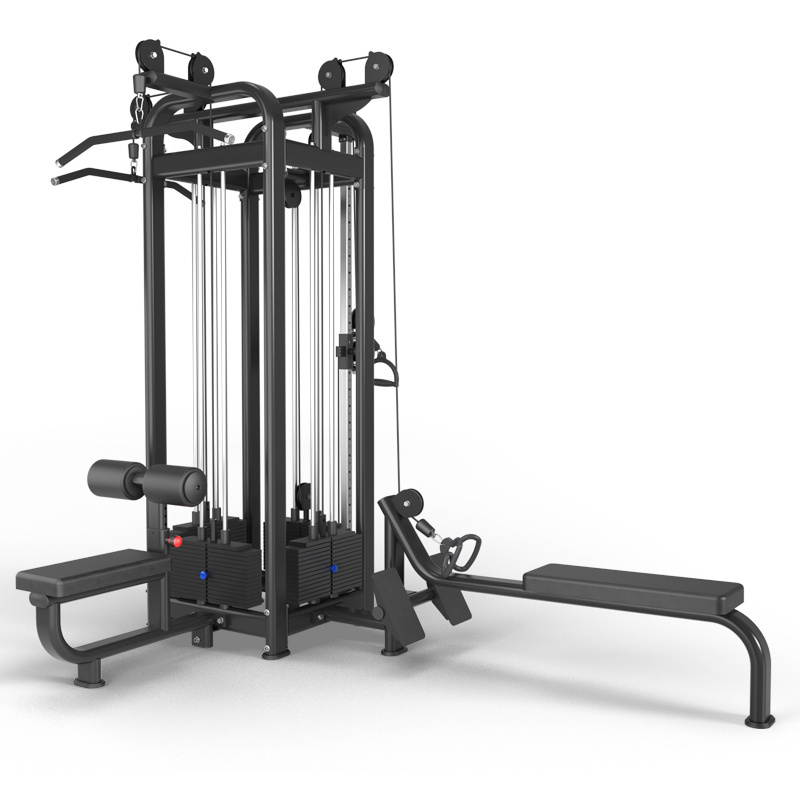 Commercial 4 Station Multi Functional Jungle Home Gym Sports Equipment Exercise Machine For Sale