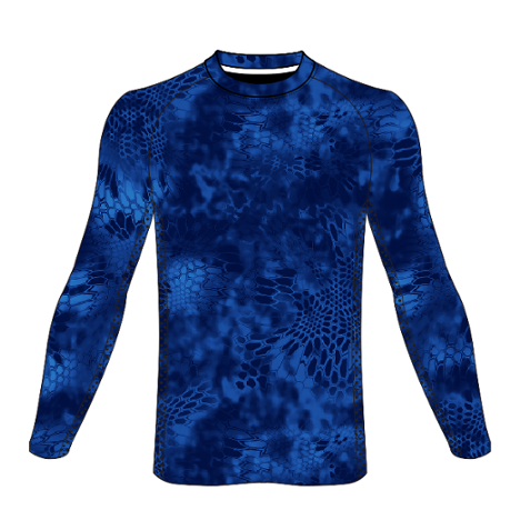 high quality quick dry shirts customized blue camo design  upf wholesale fishing shirt