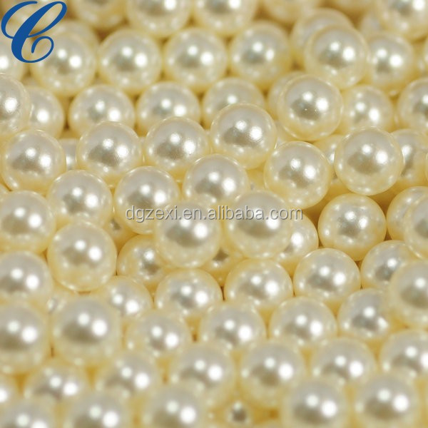 Multi Size White Beads Handmade Factory Price Imitation Loose Pearl In Bulk