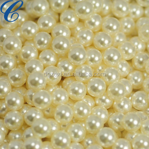 Multi Size White Beads Handmade Factory Price Imitation Loose Pearl In Bulk