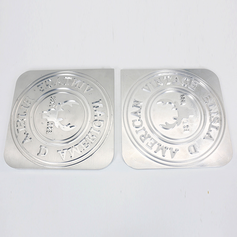 Custom Leather Upper Wooden Clothes Aluminum Plate Hot Stamping Die, High Frequency Stamp