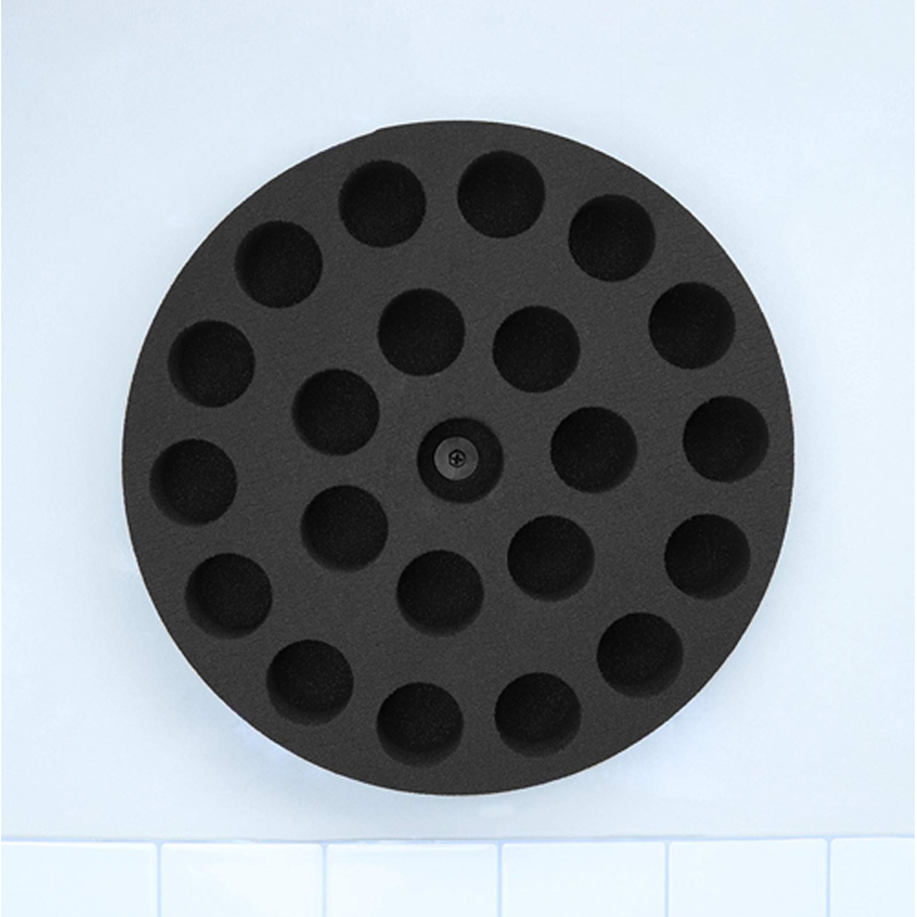 Wholesale price custom eva waterproof foam coffee bean wall mounted organizer round storage tray eva foam eva insert