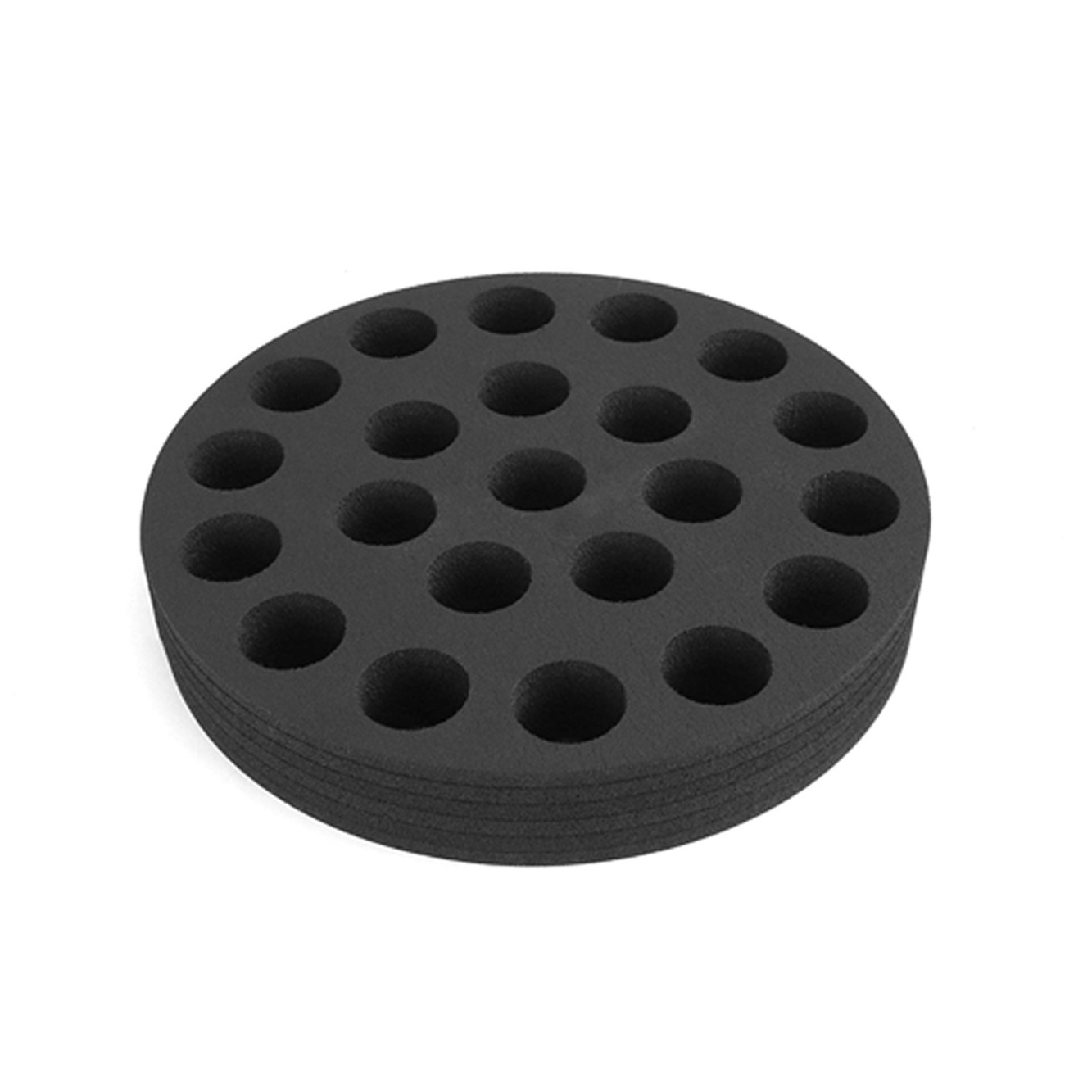 Wholesale price custom eva waterproof foam coffee bean wall mounted organizer round storage tray eva foam eva insert