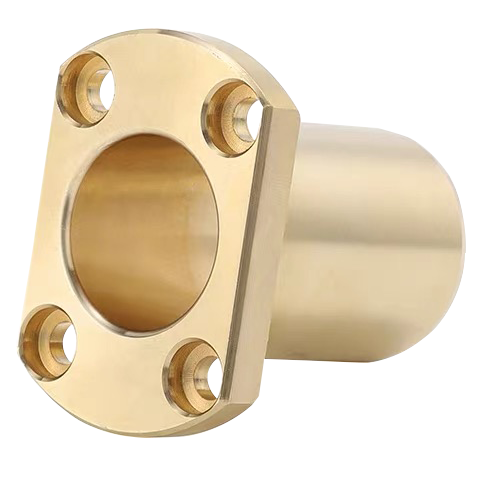 Custom Machined Metal Sleeve Aluminum Stainless Steel Sleeve Bushing Threaded Copper Bronze Brass BushingsBearing Oil free