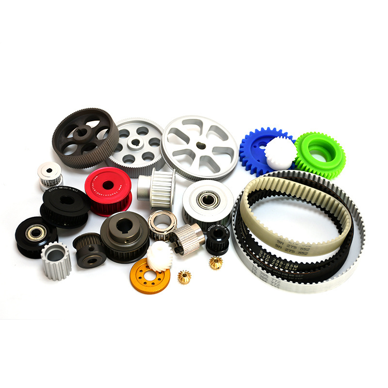 HTD 3M 5M 8M 14M S3M S5M S8M S14M small plastic stainless brass steel aluminum nylon material timing belt pulley