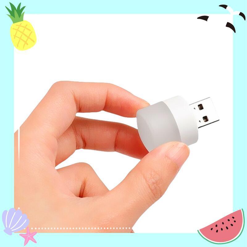 New Mini Portable USB Bulb White Warm Night Light Small LED Bulb for Power Bank Outdoor Lighting Laptop USB Gadget Bedroom Gifts