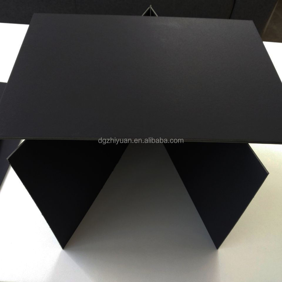 Good Quality black paperboard for packaging  black paper with black core black cardboard