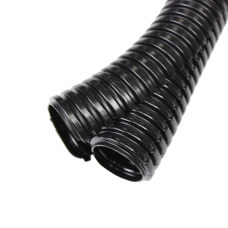 Double Wall Corrugated Pipe Plastic Culvert Pipe split wire loom tubing polyethylene corrugated flexi