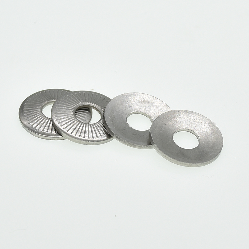 M3 M4 M5 M6 M8 M10 M12 M16 Lock Washer NFE25511/SN70093 French Washers Serrated Conical Spring Washer Stainless Steel A2