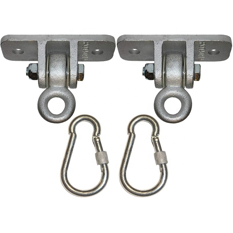 Locking Snap Hooks Heavy Duty Swing Hook Hangers Seat Trapeze Sets Static Tension 5000 Lb Capacity for all swing set product