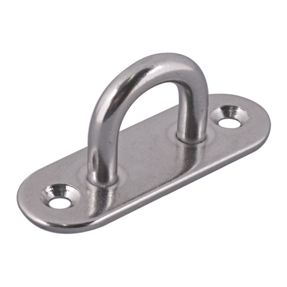 304 Stainless Steel M6 Ceiling Wall Mount U Hook Anchor Hanger with Self-tapping Screws For Yoga Swing Suspension Strap