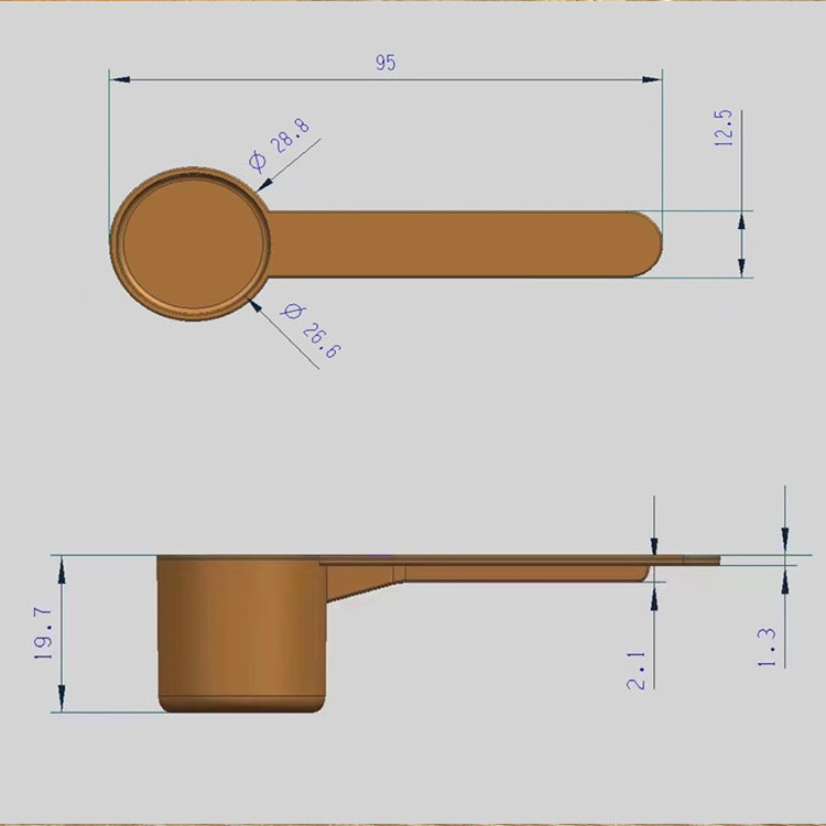 Plastic 5 g Measuring Scoop