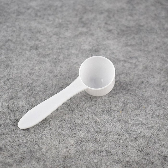 White powder scoop straight handle plastic scoops manufacturers wholesale food grade milk powder spoon 5 grams plastic spoon