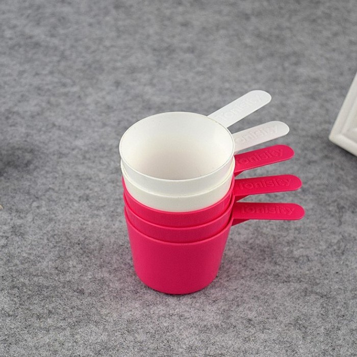 Creative powder dosage scoop 100cc short handle medicine spoon disposable plastic scoop 50g spoon